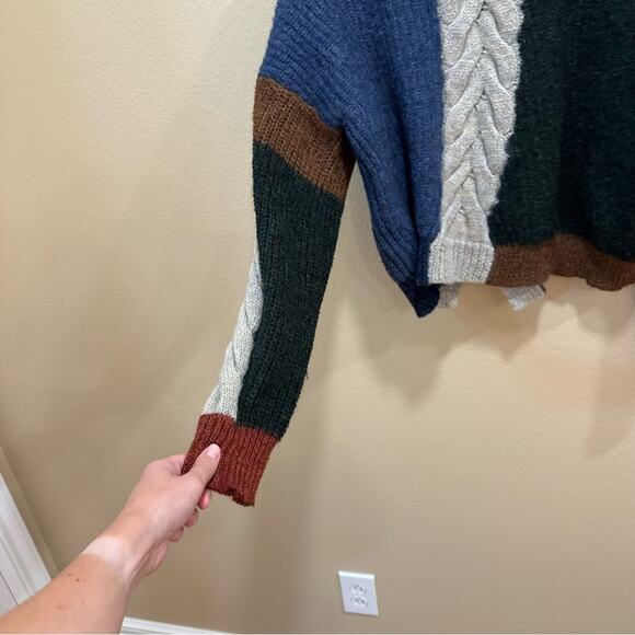 Isabel Marant Etoile Fall Colorblock Alpaca Wool Sweater Medium - Picture 7 of 16